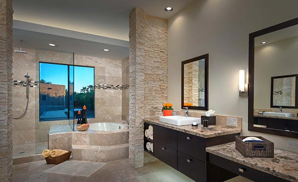 Luxury bathroom remodel project for residence in Phoenix, AZ