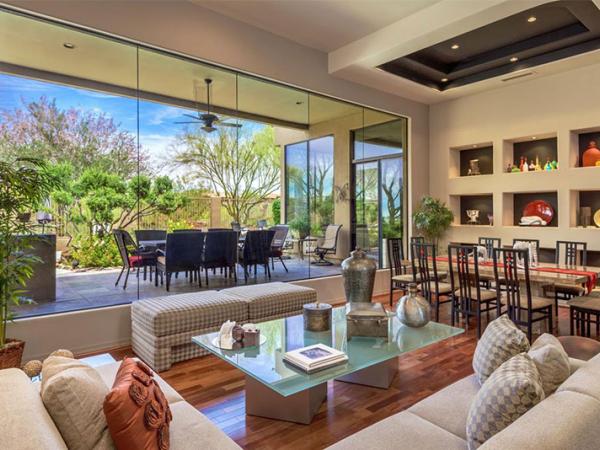 contemporary interior design for luxury home in Scottsdale, AZ