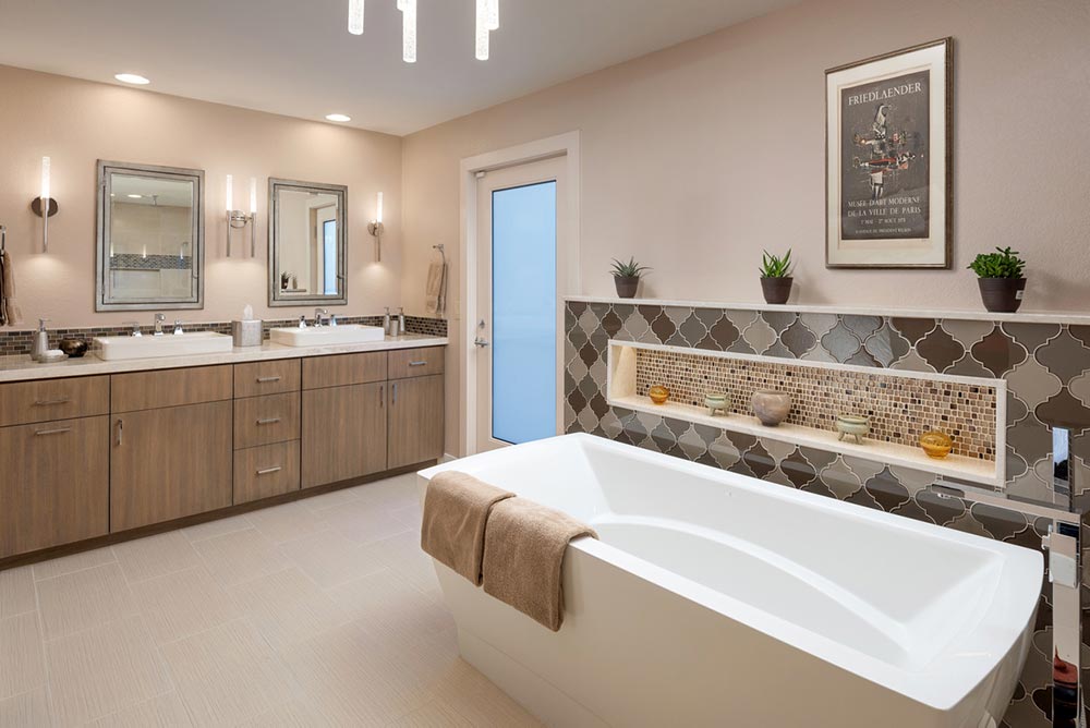 example of a luxury bathroom design and renovation in Scottsdale, AZ.